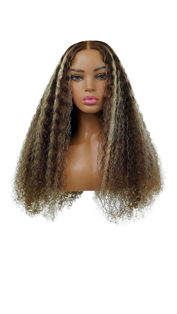 “Curly wig 24” 5x5 Lace Closure 200% density